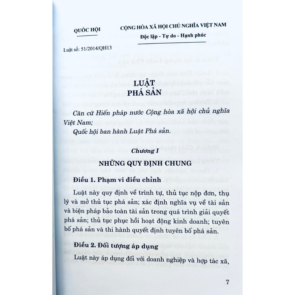 Ảnh Sách - Luật Phá Sản (Hiện Hành) 3