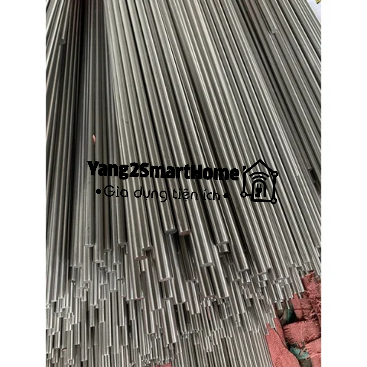 Combo 2 cây trục tròn đặc Inox 304, thanh Inox đặc 304 phi 8mm chiều ...