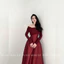 Đầm thiết kế dự tiệc nữ tay dài trễ vai sang trọng thanh lịch