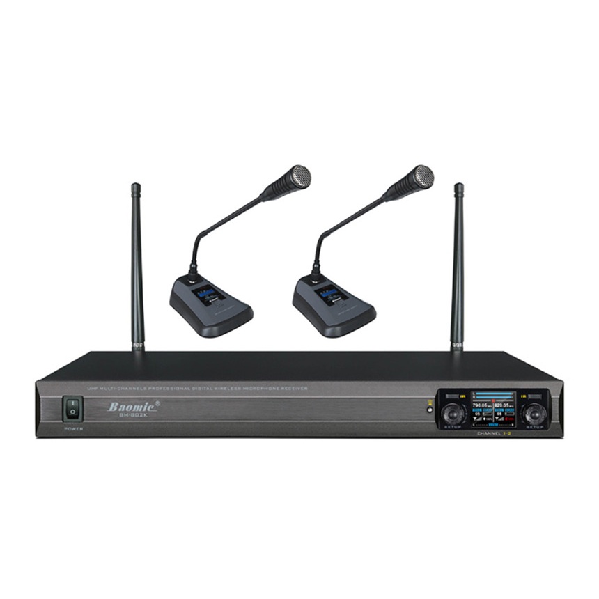 BM802K Bộ 2 Micro Hội Nghị không dây BaoMic BAOMIC - BM-802K | Shopee ...