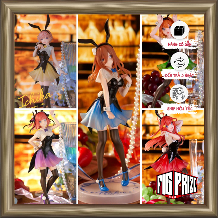 Figurines Quintuplées Nakano (Quintessential Quintuplets) - Set De 5 Personnages Assis En PVC, 4,5 Cm, Style Chibi
