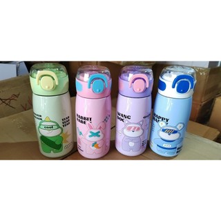 Bình Giữ Nhiệt Inox 316 Dung Tích 470ml và 620ml, Kèm Ống Hút Tiện Lợi Dành Cho Trẻ Em, Cao Cấp.