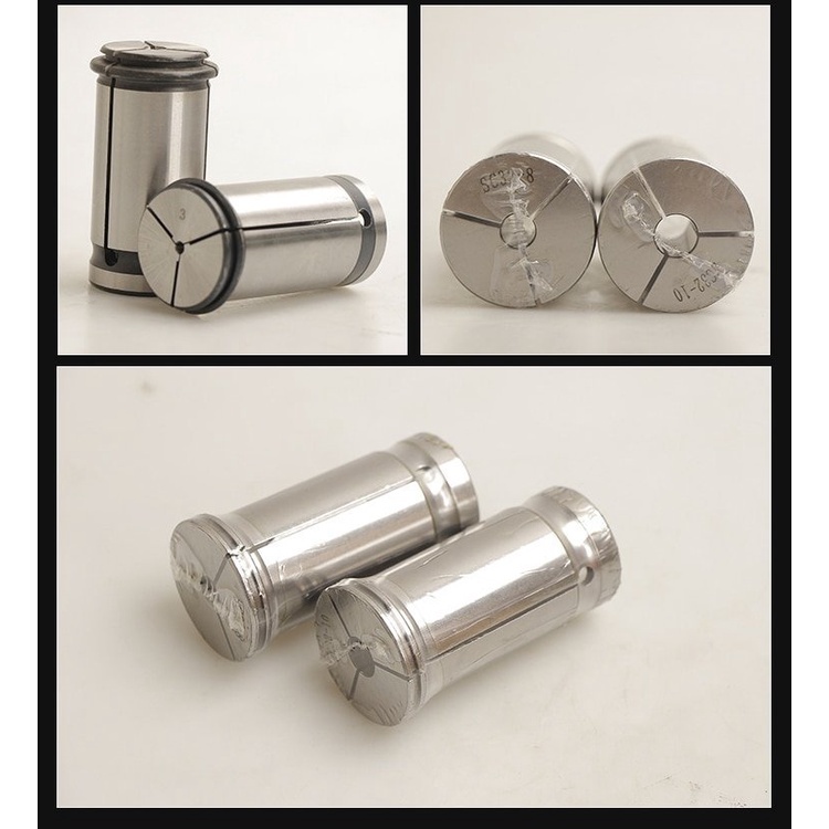 Đầu kẹp Collet trụ C32, kích thước lỗ từ phi 1-25mm