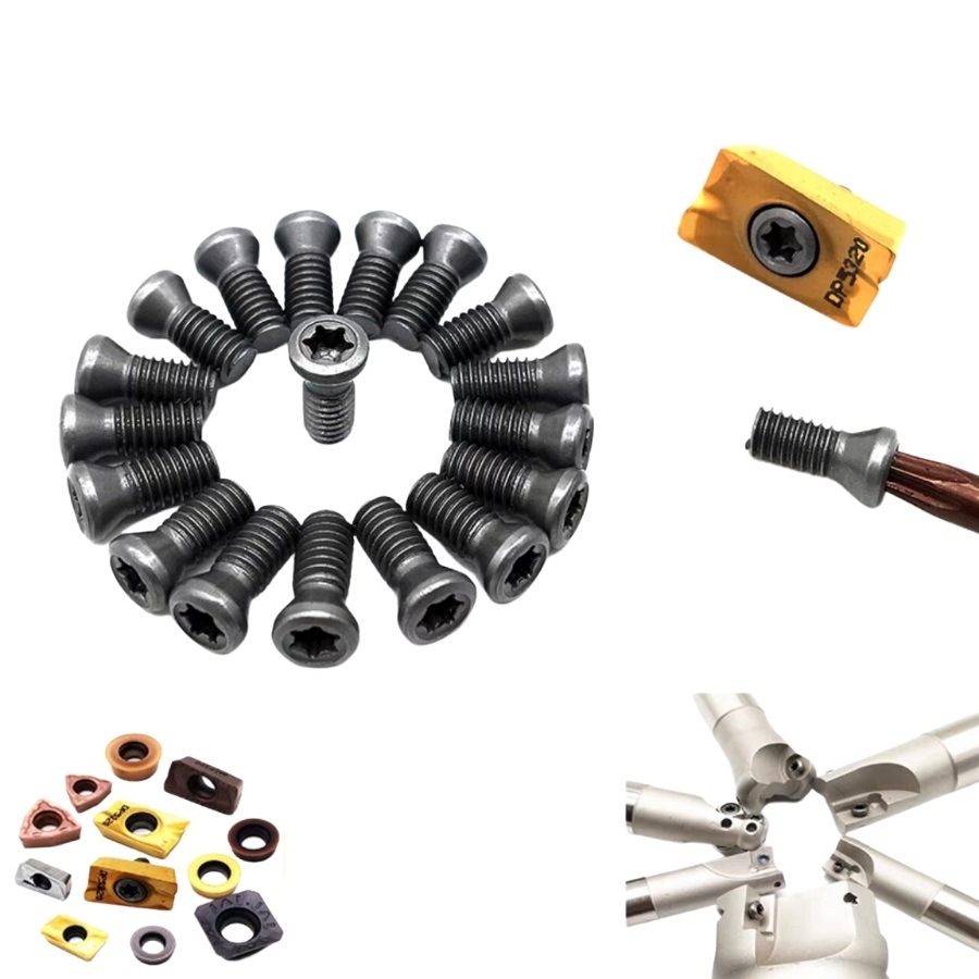 Ốc vít giữ chíp, ốc vít cán dao phay ,dao tiện cnc, vít lục giác gắn giữ mảnh chip