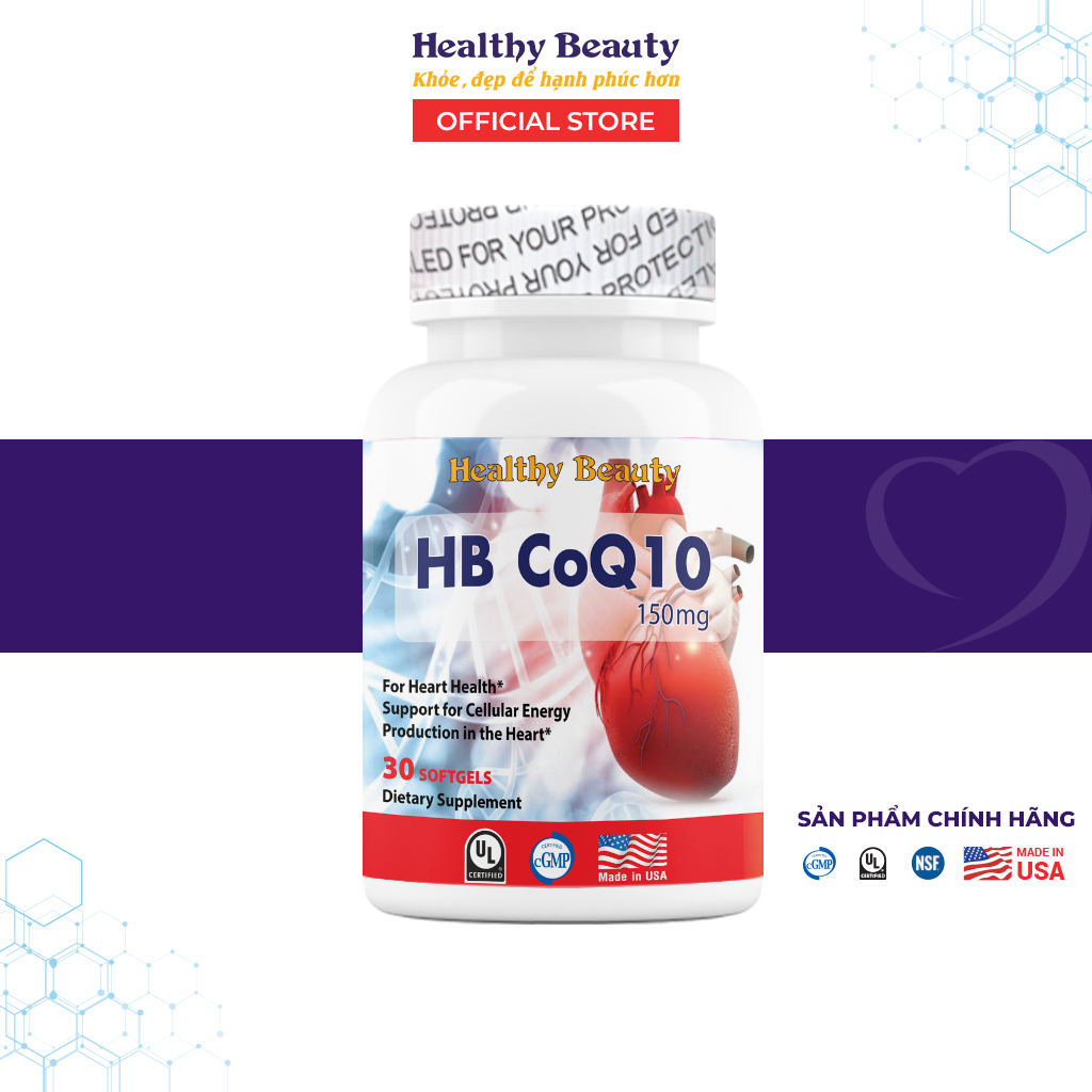 Ảnh Viên uống HB CoQ10 10 30 viên - 60 viên 1
