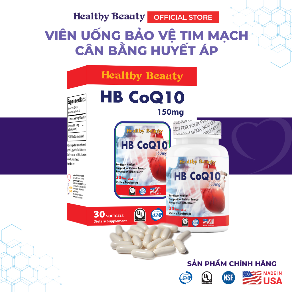 Ảnh Viên uống HB CoQ10 10 30 viên - 60 viên 2
