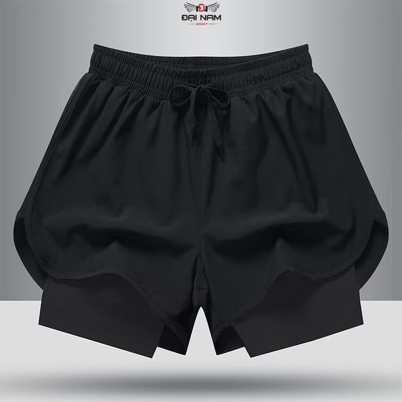 Ảnh Quần Tập Gym Nam 2 Lớp Siêu Bền,Co Giãn,Thoáng Khí DNS54 Chính Hãng Đại Nam Sport 3