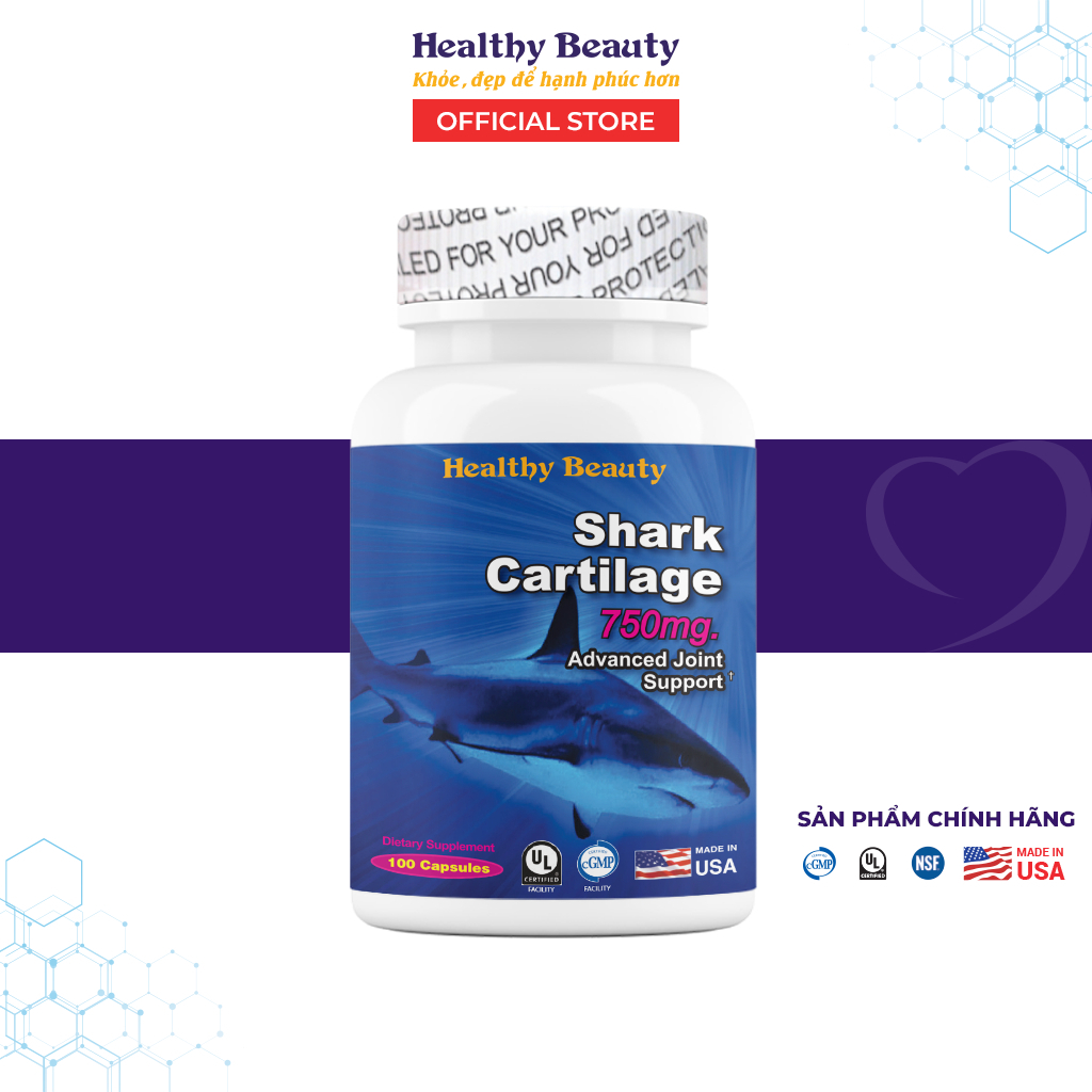 Ảnh Viên uống HB Shark Cartilage 100 viên 1