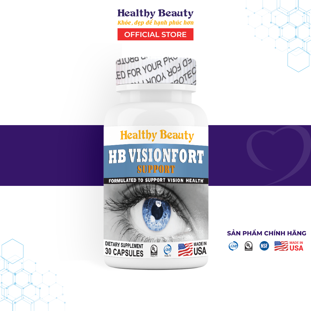 Ảnh Viên uống HB Visionfort Support 30 viên - 60 viên 2