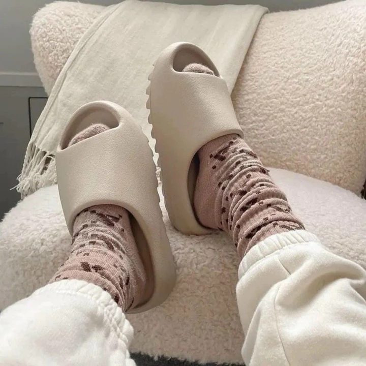 Dép quai ngang 3 màu basic Vân Nhám đế cao bản full cao cấp dành cho Nam và Nữ