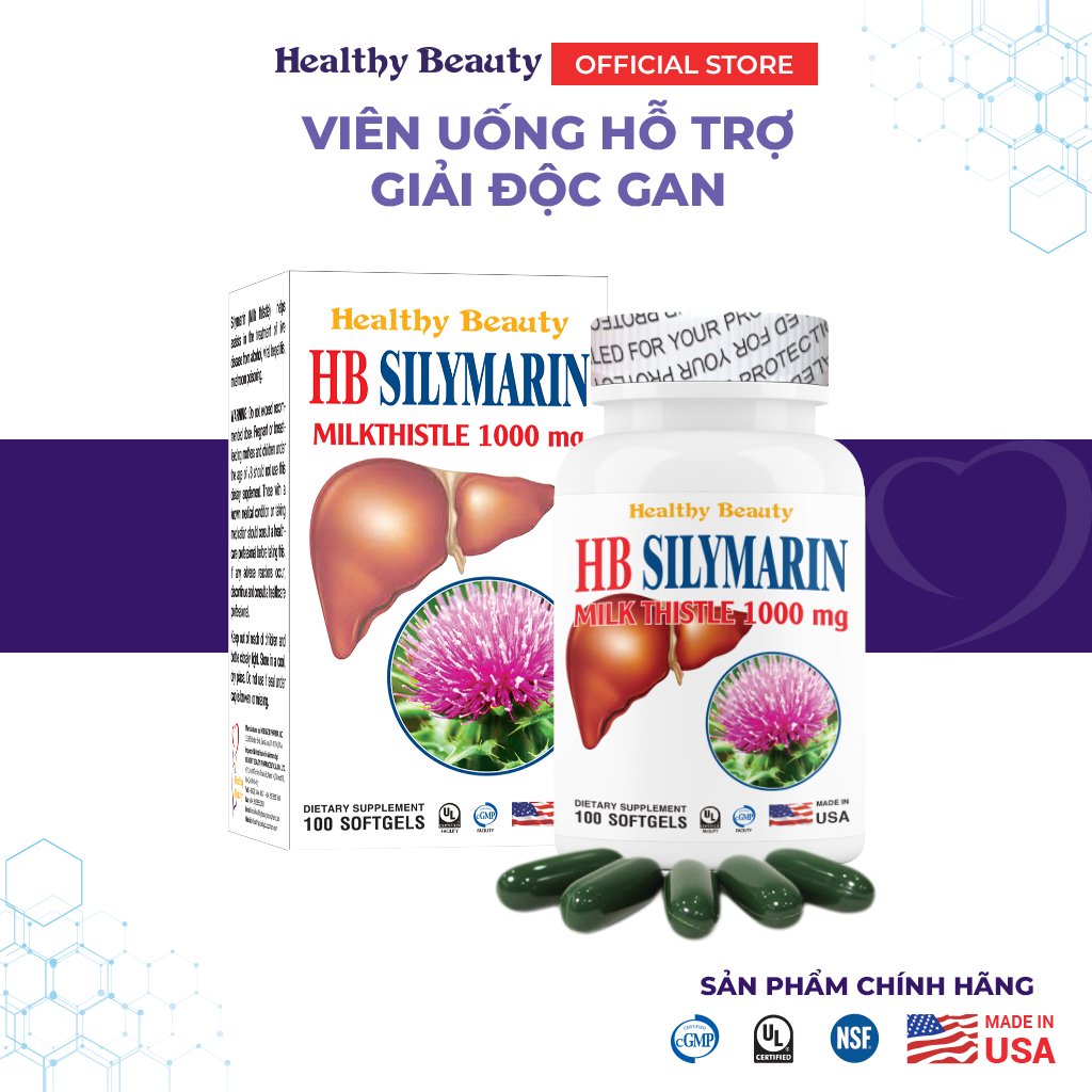 Ảnh Viên uống HB Silymarin 100 viên 2