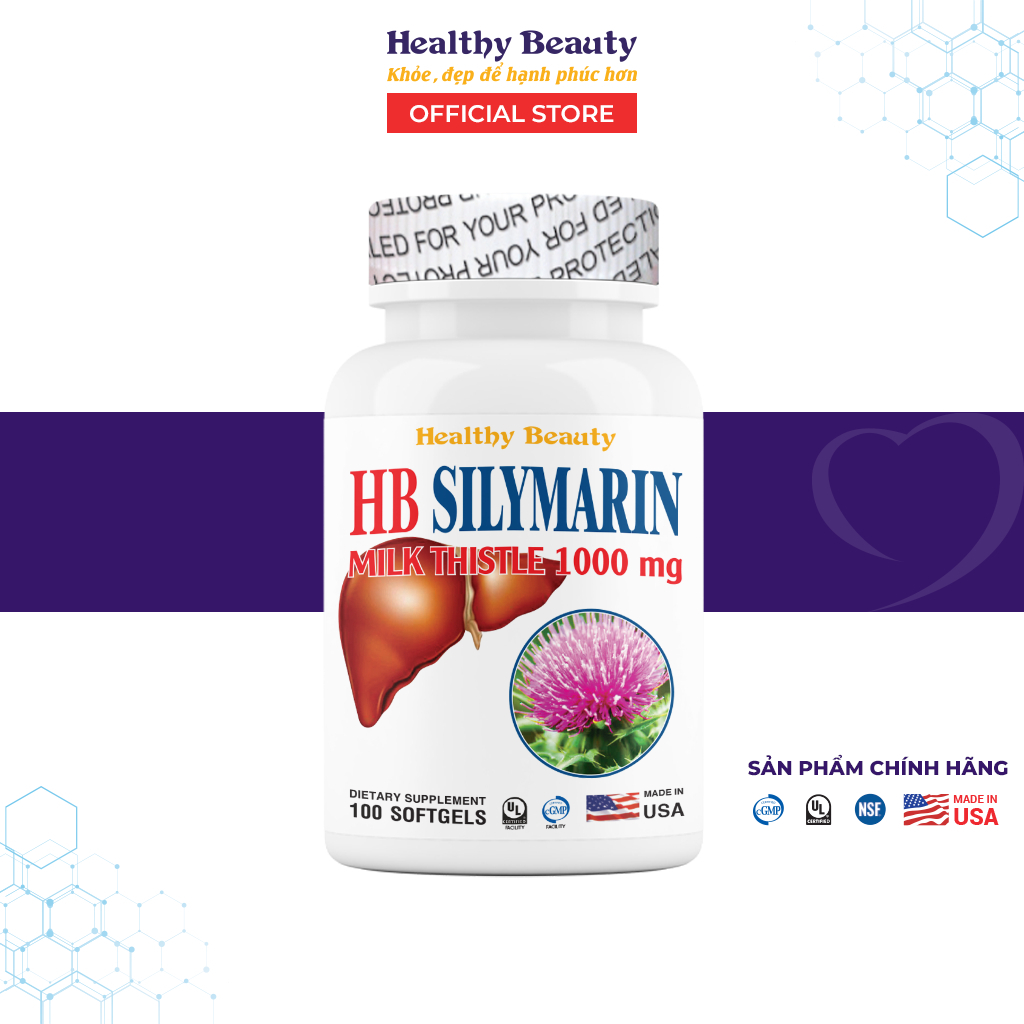 Ảnh Viên uống HB Silymarin 100 viên 1