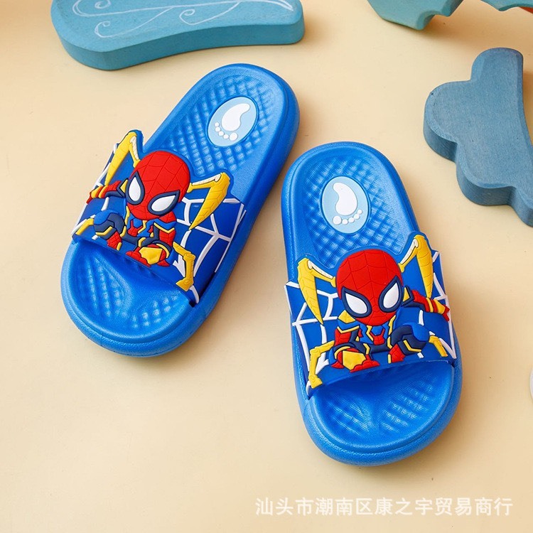 dép lê bé gái dép đi mưa mùa hè êm chân chống trượt siêu nhân nhện mẫu mới cho bé từ 2 tuổi 2053