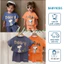 COMBO 5 bộ cộc tay cho bé trai bé gái in hình con chó hoạt hình ngộ nghĩnh màu ngẫu nhiên - BABYKIDS