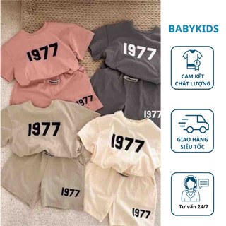 [GIÁ SỐC] COMBO 5 Bộ Cộc Tay Cho Bé Trai Bé Gái In Hình Số Hottrend - BABYKIDS