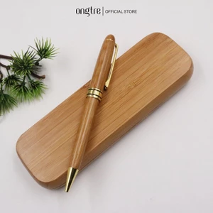 Bút ký tre cao cấp ONGTRE khắc tên (MOQ 5 chiếc) theo yêu cầu làm quà tặng cá nhân, khách hàng, doanh nghiệp