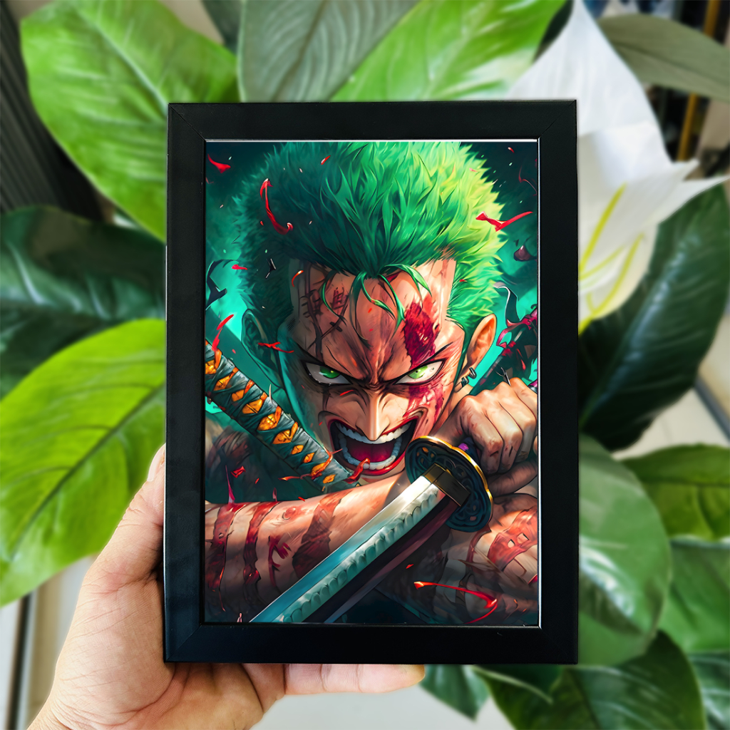 Tranh Ảnh Để Bàn One Piece, Luffy, Zoro, Nami, Ace, Usopp,... Nhiều Mẫu Mã và Kích Thước (Có Thể Treo)