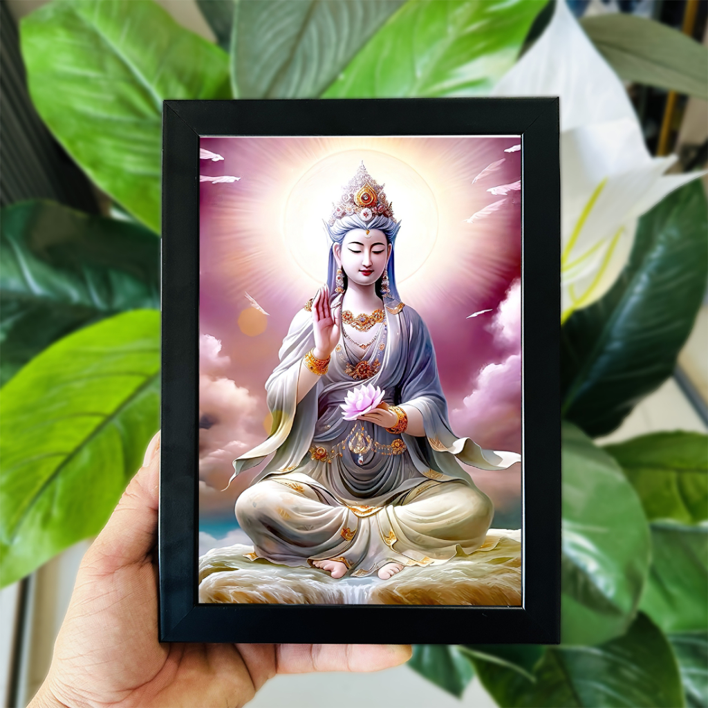 Tranh Ảnh Để Bàn Quan Thế Âm Bồ Tát, Phật Thích Ca, Địa Tạng Vương,... Nhiều Mẫu và Nhiều Kích Thước (Có Thể Treo)