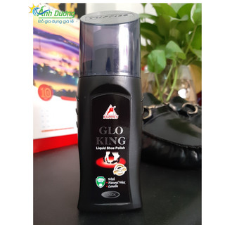 Xi đánh giày Malaysia Glo king màu đen nâu và không màu, xi nước đánh giày