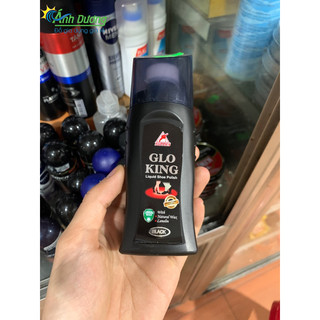 Xi đánh giày Malaysia Glo king màu đen nâu và không màu, xi nước đánh giày