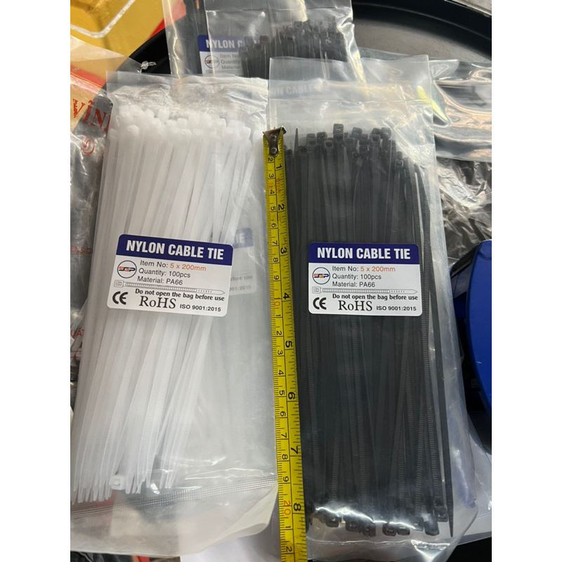 Dây rút nhựa đen, trắng chất liệu nhựa Nylon PA66 | Shopee Việt Nam