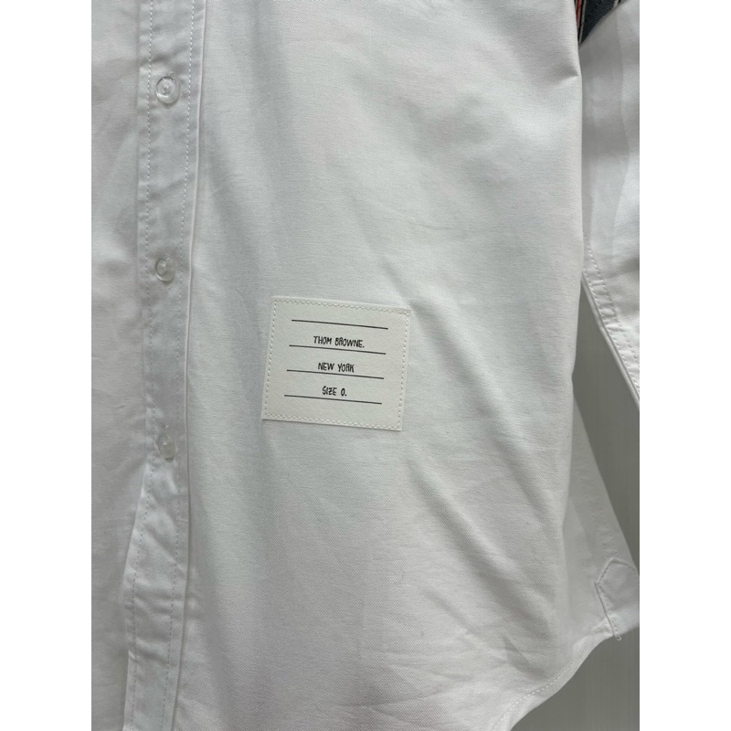 ⚡️[Hight Quality] Áo Sơ Mi Thom Br - Check 4 Vạch Xám Kẻ Màu Was Rách Sang Trọng - TB Loại 1 Vải Oxford Nam Nữ