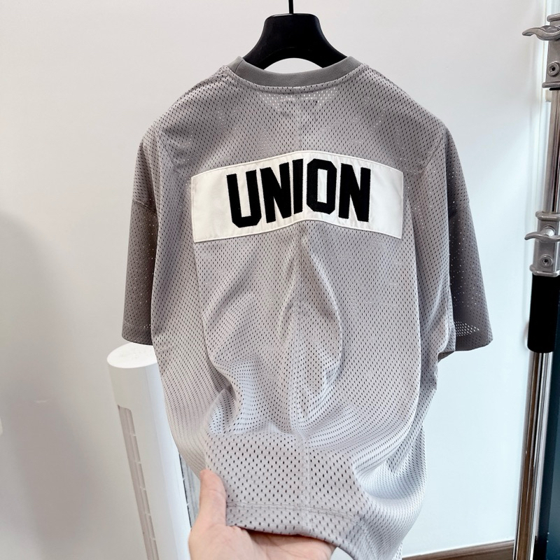⚡️[BEST QUALITY] - Áo FEAR OF GOD UNION 5th Mesh Tee Grey