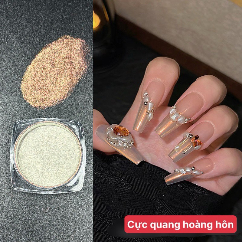 Bột tráng gương cực quang dùng cho tất cả các màu nền