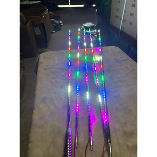 Ăng ten led nháy đuổi 1 mét 12/24v trang trí ô tô.( Giá 1 cái)