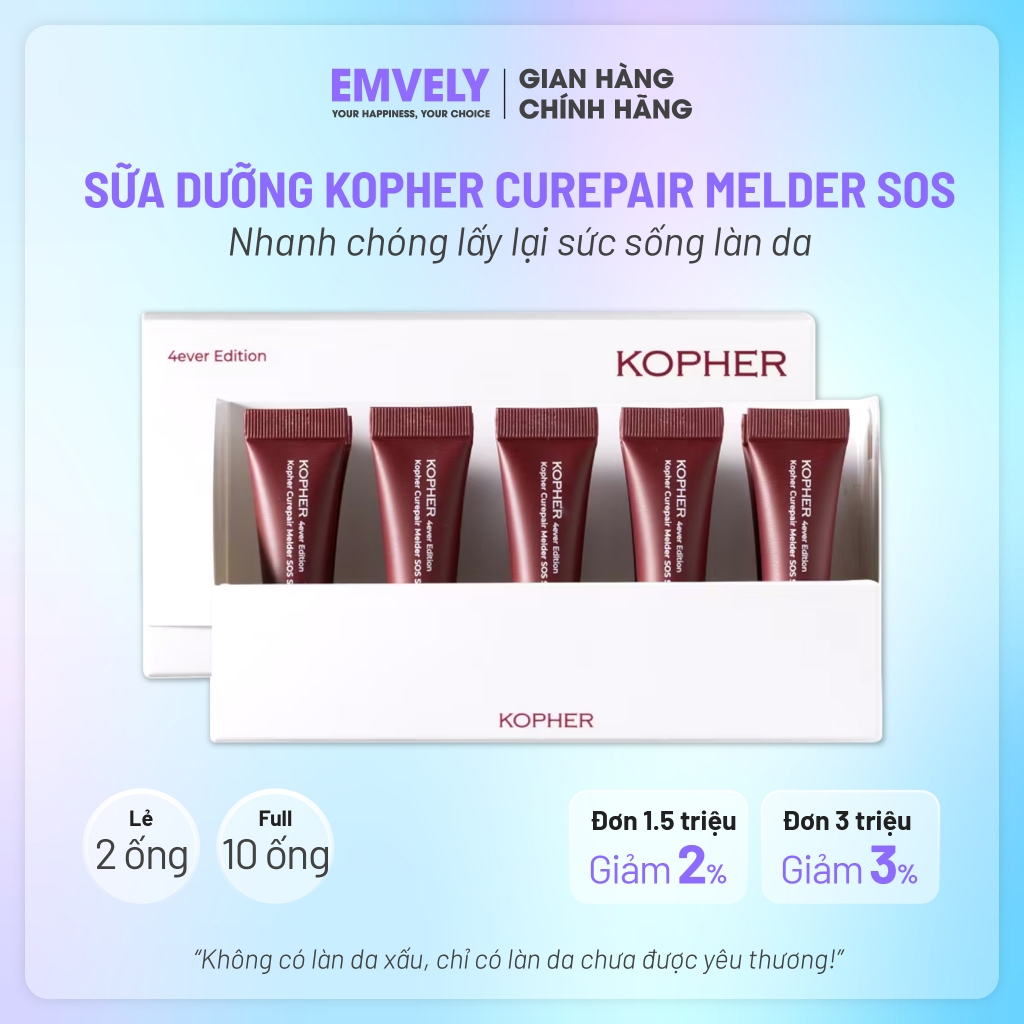 TINH CHẤT SỮA DƯỠNG KOPHER CUREPAIR MELDER SOS SYSTEM | Shopee