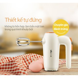 Máy đánh trứng cầm tay mini Bear HAM-H016BE, Công Suất 125W, 5 tốc độ đánh trứng, Bảo Hành 18 tháng