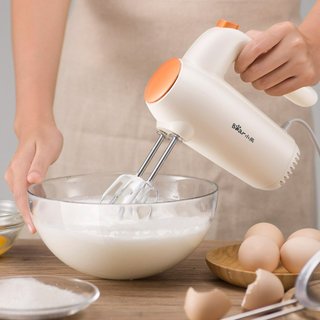 Máy đánh trứng cầm tay mini Bear HAM-H016BE, Công Suất 125W, 5 tốc độ đánh trứng, Bảo Hành 18 tháng