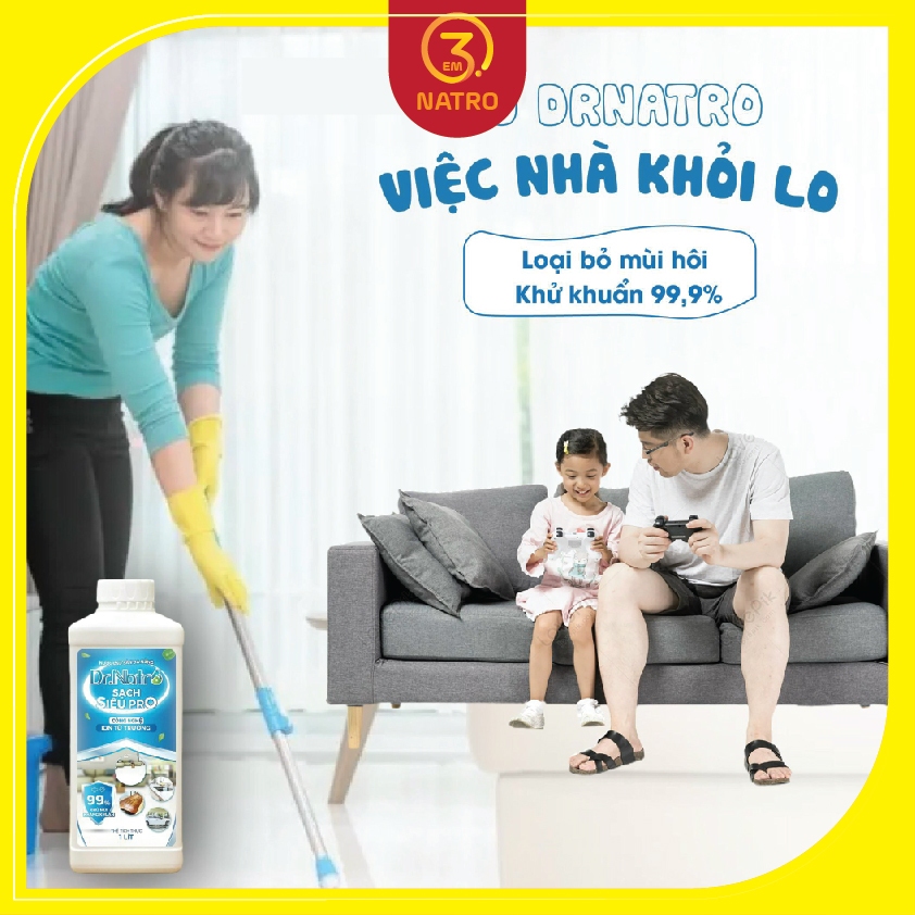 Sản Phẩm Nước Lau Sàn Dr Natro - Nước Lau Sàn Dr Natro