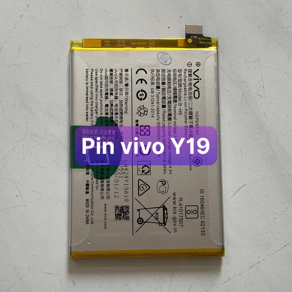 Pin Vivo Y19 Model B-H9 (zin Dung Lượng 5000mAh) | Shopee Việt Nam