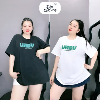 Áo phông nữ bigsize nữ cổ tròn tay ngắn 2 màu đen trắng dễ phối đồ A59