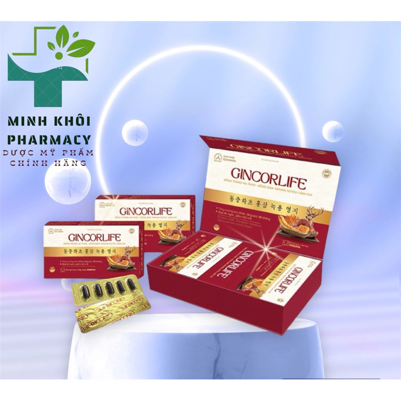 Viên uống Gincorlife Ích Nhân-Hỗ trợ ăn ngon, ngủ ngon, tăng sức đề ...