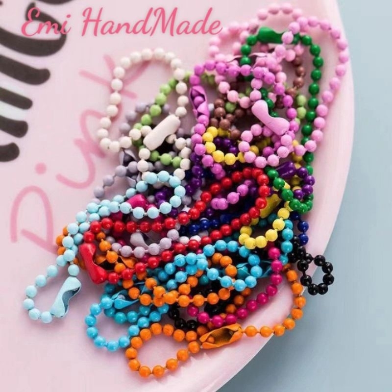 Móc khoá bi set 10 móc - Móc khoá handmade treo thú bông