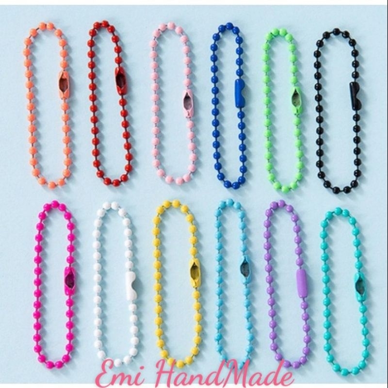 Móc khoá bi set 10 móc - Móc khoá handmade treo thú bông