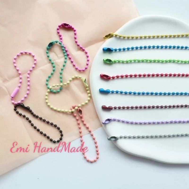 Móc khoá bi set 10 móc - Móc khoá handmade treo thú bông