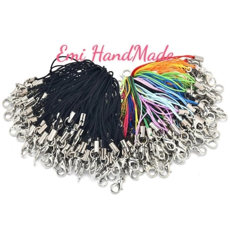 Móc khoá dây có càng cua làm handmade set 10 dây - móc khóa handmade  treo thú bông