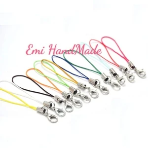 Móc khoá dây có càng cua làm handmade set 10 dây - móc khóa handmade treo thú bông