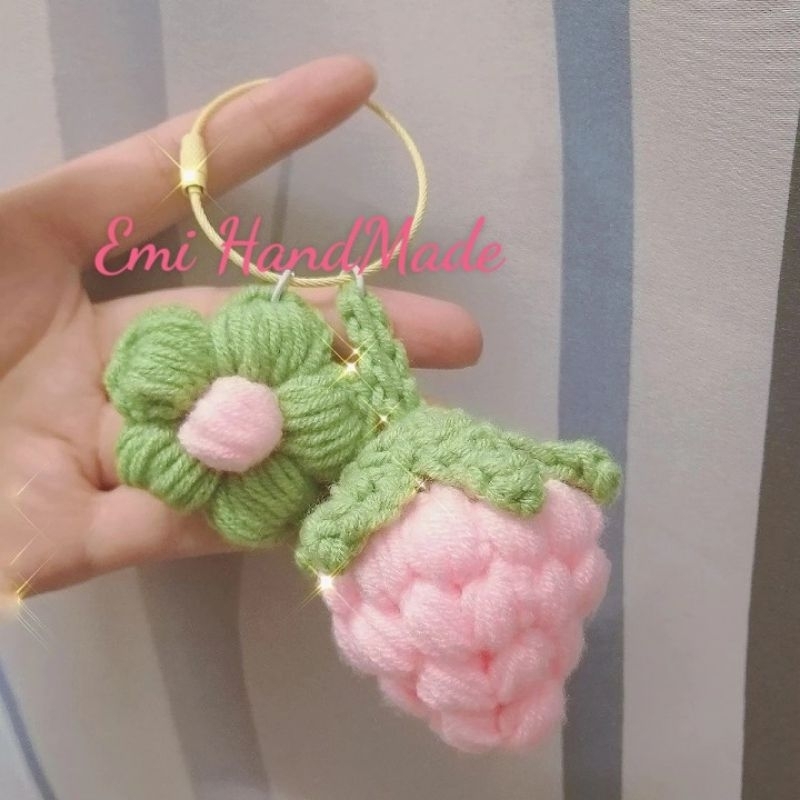 Móc khoá vòng thép set 10 chiếc - khoen móc handmade treo thú bông