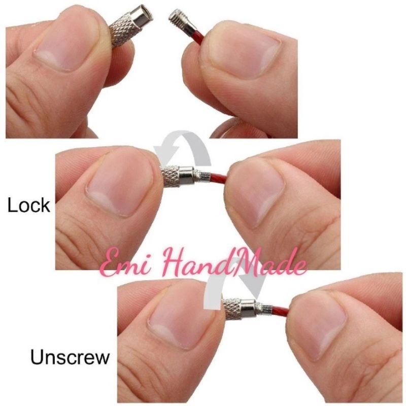 Móc khoá vòng thép set 10 chiếc - khoen móc handmade treo thú bông