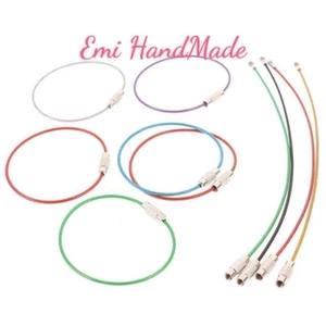 Móc khoá vòng thép set 10 chiếc - khoen móc handmade treo thú bông