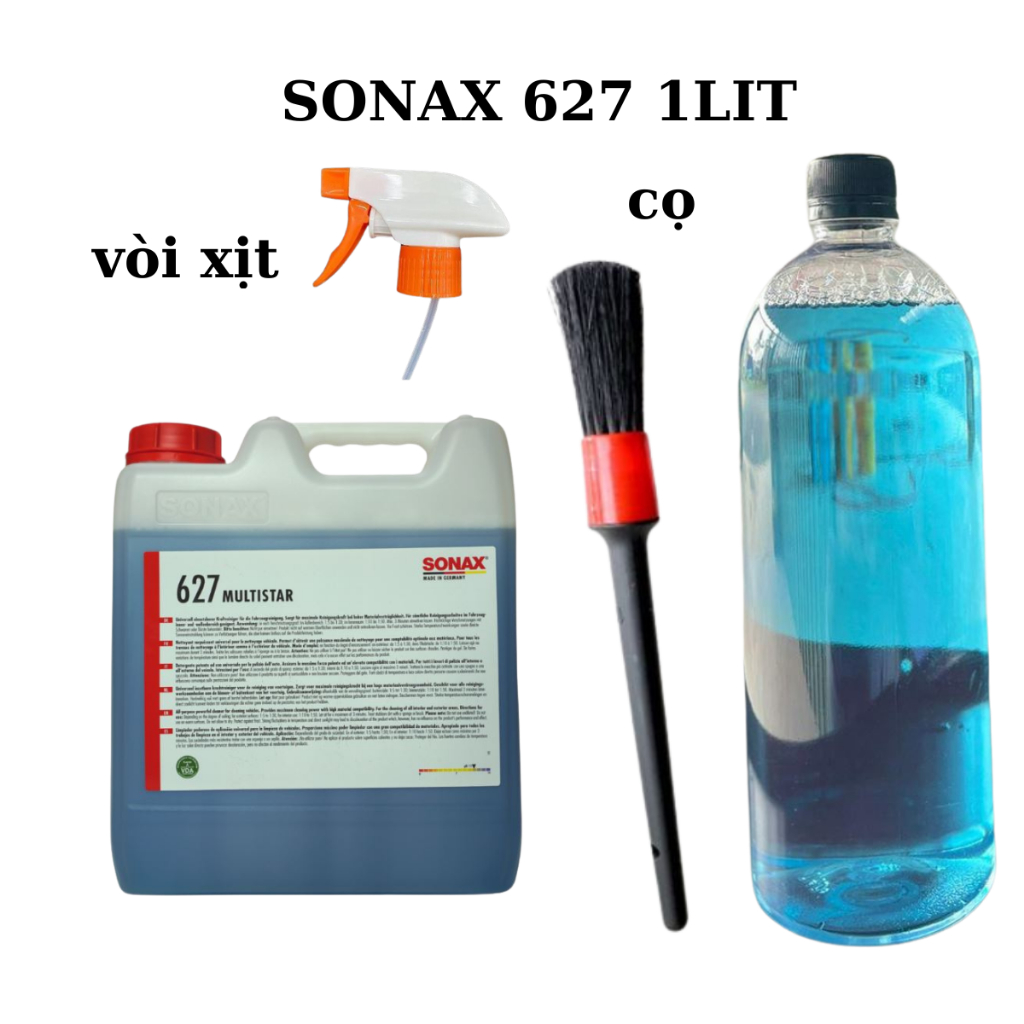 [VG44] Dụng dịch vệ sinh tẩy rửa SONAX 627 MULTISTAR 627600 chai 1L từ ...