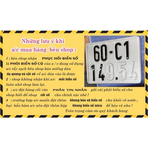 biển số xe máy củ làm lại cho mới, phục hồi biển số củ