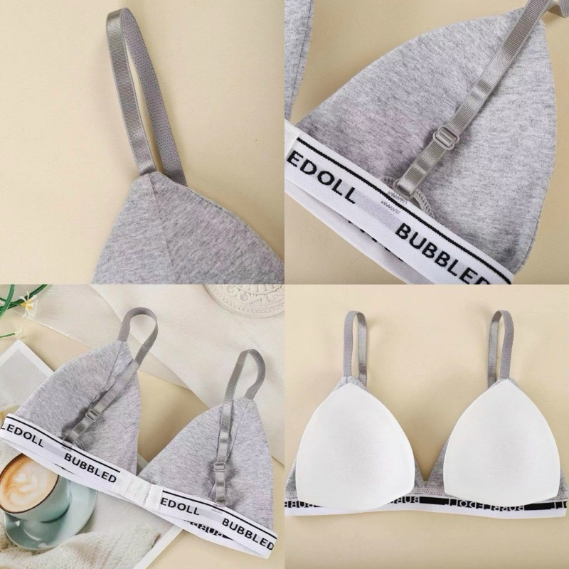 ÁO BRA COTTON CẠP CHỮ CÀI SAU 5405