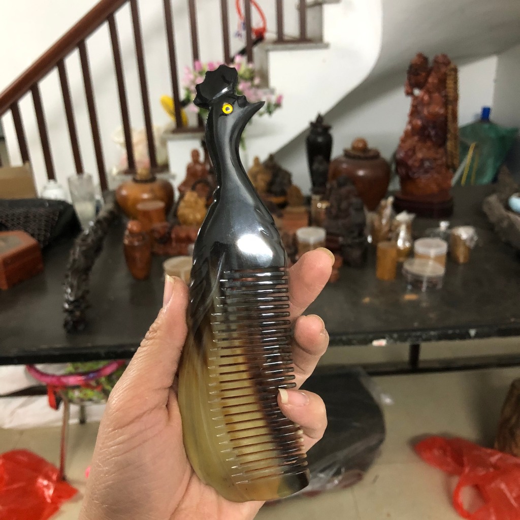 Lược chải tóc Sừng nguyên tấm Giảm Sơ Rụng tóc giá tại xưởng  Mỹ Nghệ Cao Cấp Xuất Trung