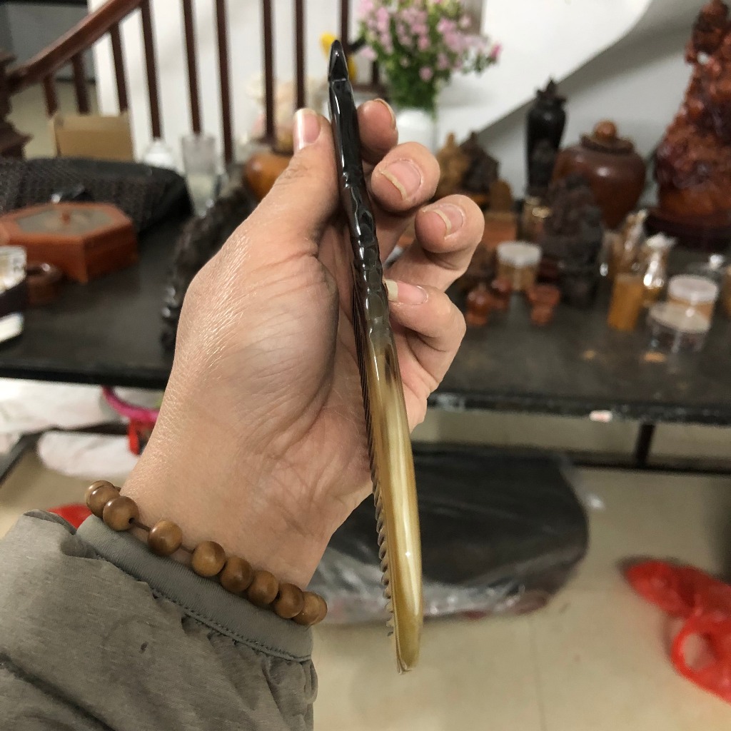 Lược chải tóc Sừng nguyên tấm Giảm Sơ Rụng tóc giá tại xưởng  Mỹ Nghệ Cao Cấp Xuất Trung
