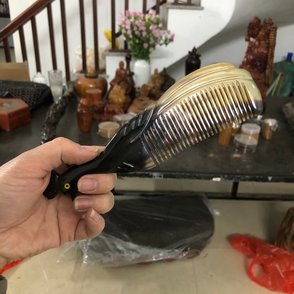 Lược chải tóc Sừng nguyên tấm Giảm Sơ Rụng tóc giá tại xưởng  Mỹ Nghệ Cao Cấp Xuất Trung